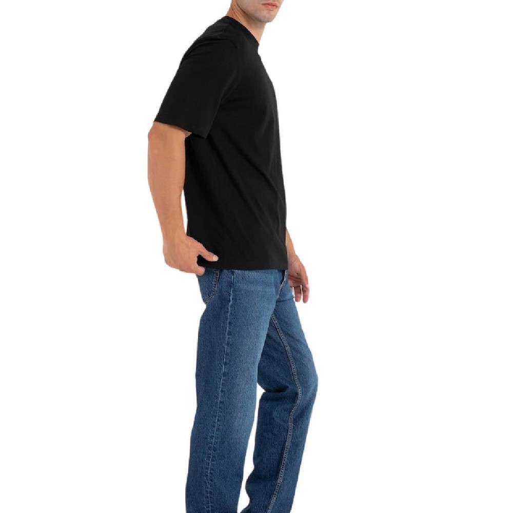 HUGO BOSS NOSTERIO JERSEY T-SHIRT ΜΠΛΟΥΖΑ ΑΝΔΡΙΚΗ BLACK
