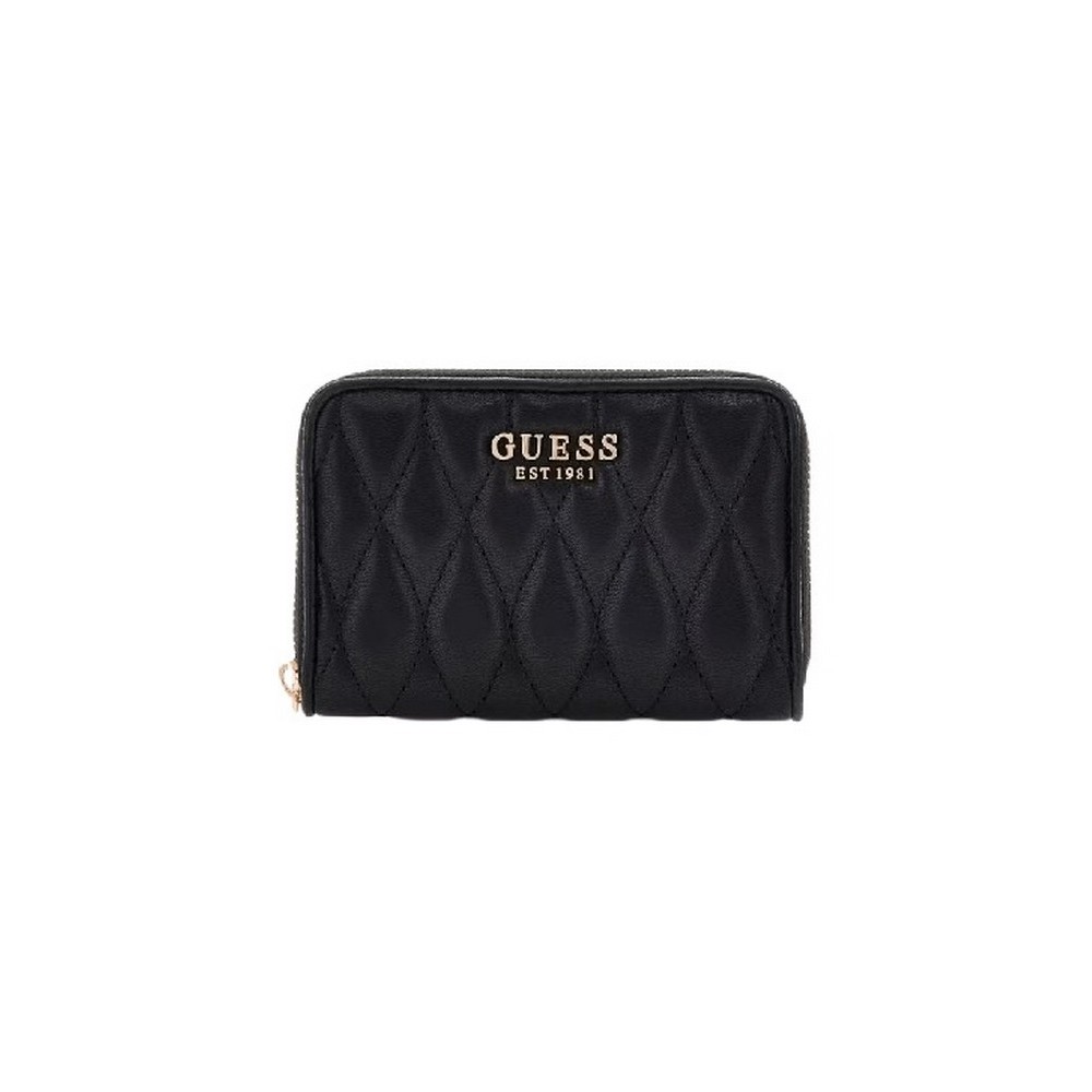 GUESS VALLA SLG MEDIUM ZIP AROUND ΠΟΡΤΟΦΟΛΙ ΓΥΝΑΙΚΕΙΟ BLACK