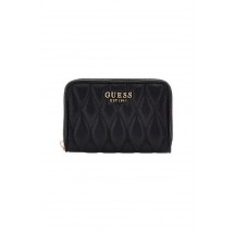 GUESS VALLA SLG MEDIUM ZIP AROUND ΠΟΡΤΟΦΟΛΙ ΓΥΝΑΙΚΕΙΟ BLACK