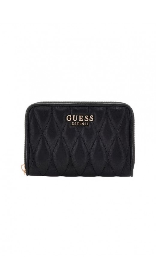 GUESS VALLA SLG MEDIUM ZIP AROUND ΠΟΡΤΟΦΟΛΙ ΓΥΝΑΙΚΕΙΟ BLACK