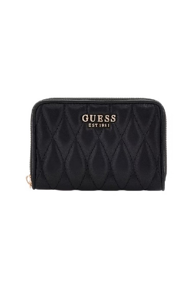 GUESS VALLA SLG MEDIUM ZIP AROUND ΠΟΡΤΟΦΟΛΙ ΓΥΝΑΙΚΕΙΟ BLACK