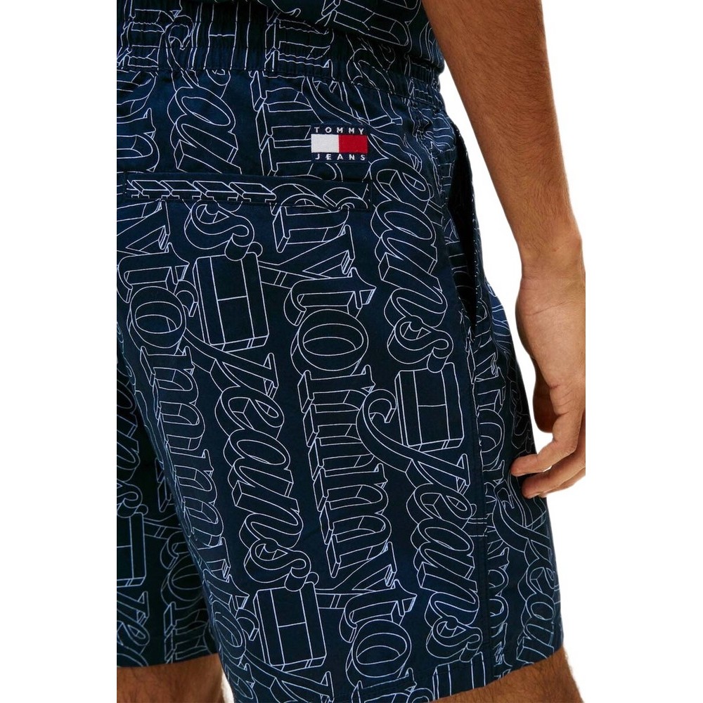 TOMMY JEANS AOP SHORT ΒΕΡΜΟΥΔΑ ΑΝΔΡΙΚΗ NAVY