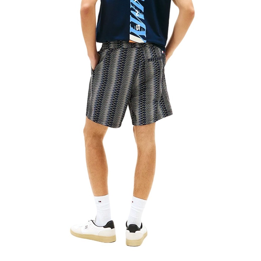 TOMMY JEANS AOP SHORT ΒΕΡΜΟΥΔΑ ΑΝΔΡΙΚΗ BLACK