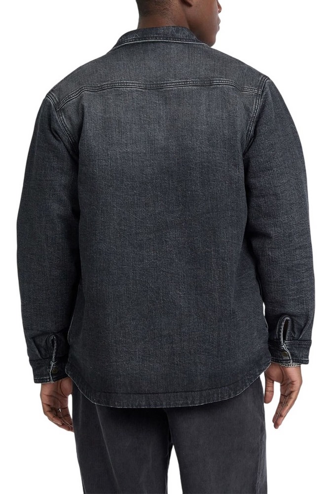 GUESS JEANS DENIM OVERSHIRT ΜΠΟΥΦΑΝ ΑΝΔΡΙΚΟ DENIM BLACK