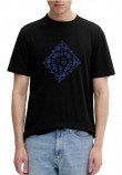 HUGO BOSS NERBERRI JERSEY T-SHIRT ΜΠΛΟΥΖΑ ΑΝΔΡΙΚΗ BLACK