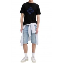 HUGO BOSS NERBERRI JERSEY T-SHIRT ΜΠΛΟΥΖΑ ΑΝΔΡΙΚΗ BLACK