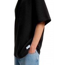 HUGO BOSS JERSEY NUWAFFLE T-SHIRT ΜΠΛΟΥΖΑ ΑΝΔΡΙΚΗ BLACK