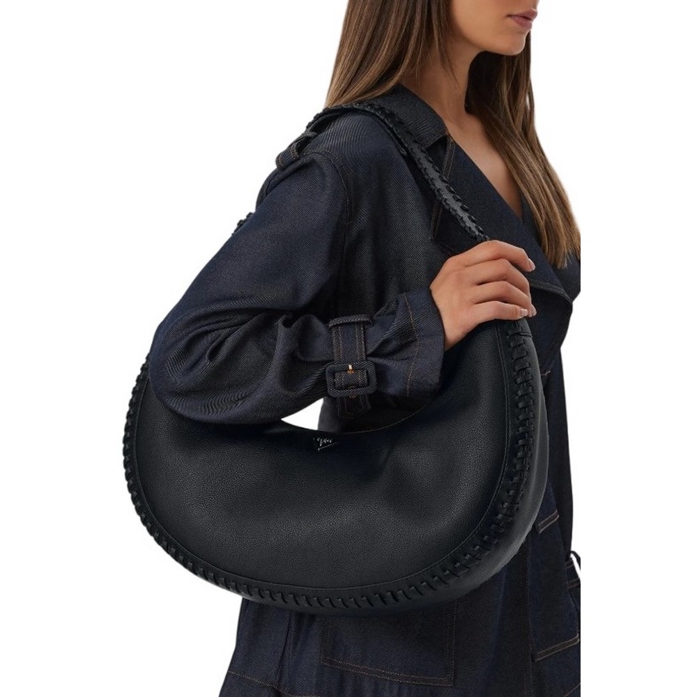 GUESS PETRA HOBO ΤΣΑΝΤΑ ΓΥΝΑΙΚΕΙΑ BLACK