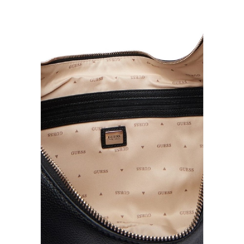 GUESS PETRA HOBO ΤΣΑΝΤΑ ΓΥΝΑΙΚΕΙΑ BLACK