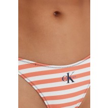 CALVIN KLEIN SIDE TIE BOTTOM ΜΑΓΙΟ ΓΥΝΑΙΚΕΙΟ ORANGE