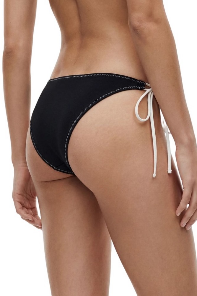 CALVIN KLEIN SIDE TIE BOTTOM ΜΑΓΙΟ ΓΥΝΑΙΚΕΙΟ BLACK