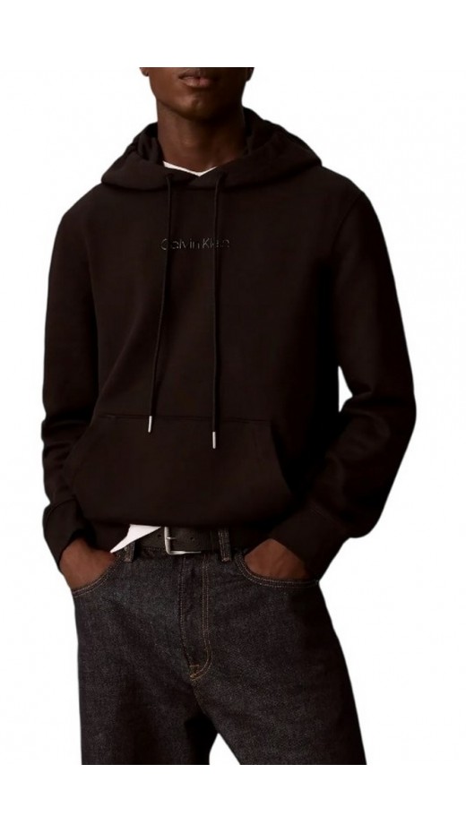 CALVIN KLEIN HOLIDAY GIFT GIVING HOODIE ΦΟΥΤΕΡ ΜΠΛΟΥΖΑ ΑΝΔΡΙΚΗ BLACK