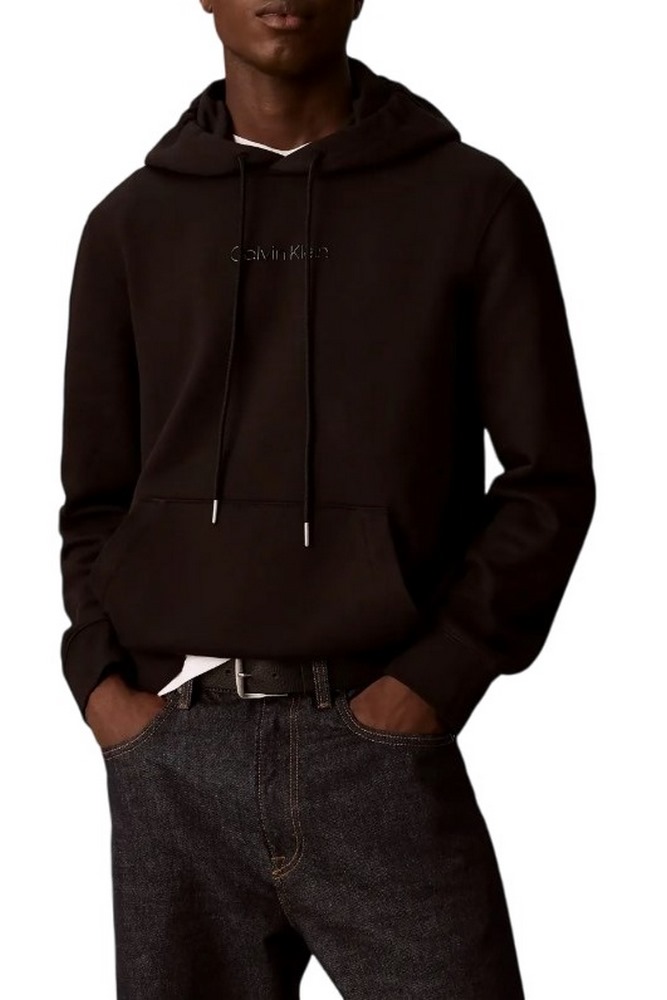 CALVIN KLEIN HOLIDAY GIFT GIVING HOODIE ΦΟΥΤΕΡ ΜΠΛΟΥΖΑ ΑΝΔΡΙΚΗ BLACK