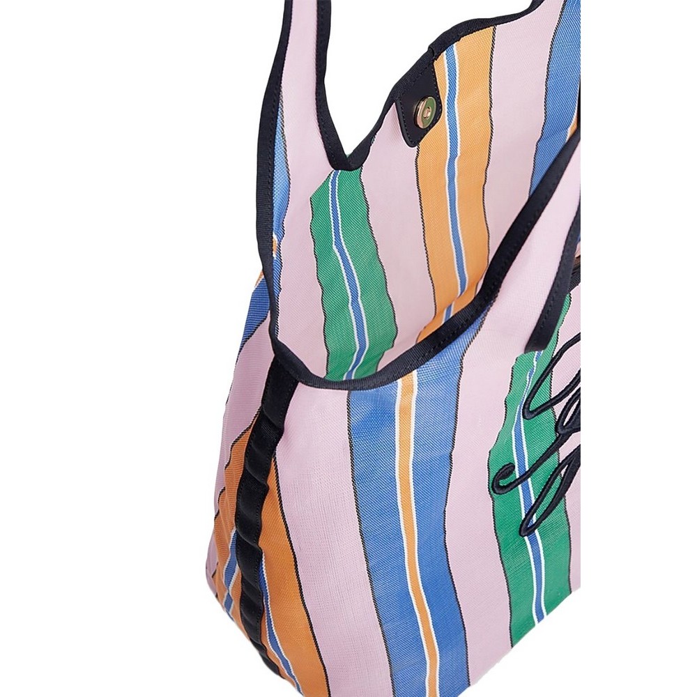 TOMMY HILFIGER SUMMER TOTE MESH ΤΣΑΝΤΑ ΓΥΝΑΙΚΕΙΑ MULTI