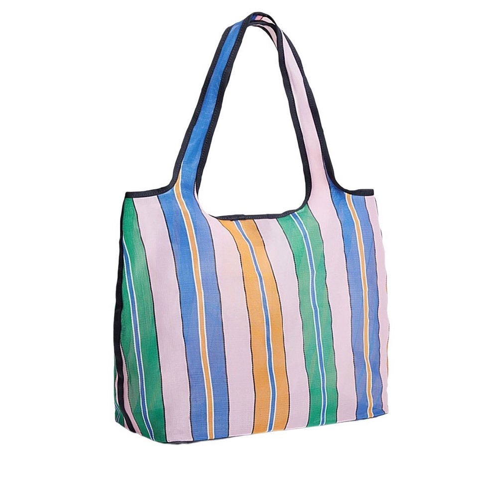 TOMMY HILFIGER SUMMER TOTE MESH ΤΣΑΝΤΑ ΓΥΝΑΙΚΕΙΑ MULTI