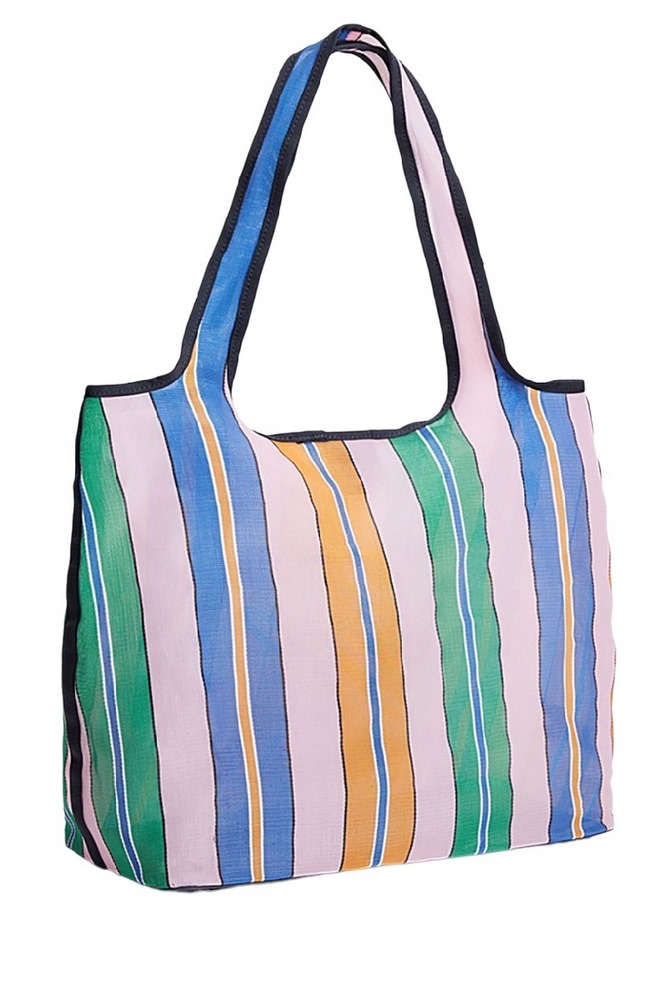 TOMMY HILFIGER SUMMER TOTE MESH ΤΣΑΝΤΑ ΓΥΝΑΙΚΕΙΑ MULTI