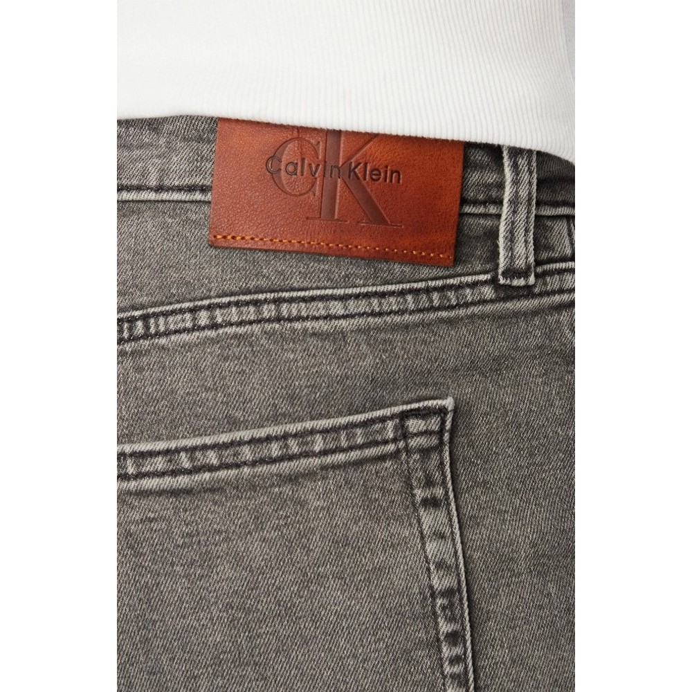 CALVIN KLEIN JEANS SLIM TAPER BASALT JEAN ΤΖΙΝ ΠΑΝΤΕΛΟΝΙ ΑΝΔΡΙΚΟ WASHED GREY