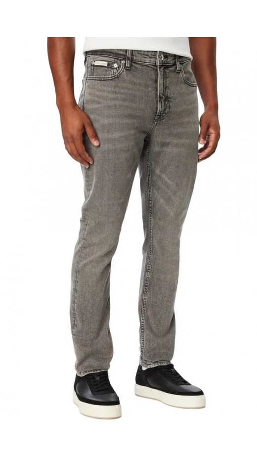 CALVIN KLEIN JEANS SLIM TAPER BASALT JEAN ΤΖΙΝ ΠΑΝΤΕΛΟΝΙ ΑΝΔΡΙΚΟ WASHED GREY