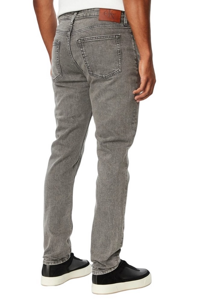 CALVIN KLEIN JEANS SLIM TAPER BASALT JEAN ΤΖΙΝ ΠΑΝΤΕΛΟΝΙ ΑΝΔΡΙΚΟ WASHED GREY