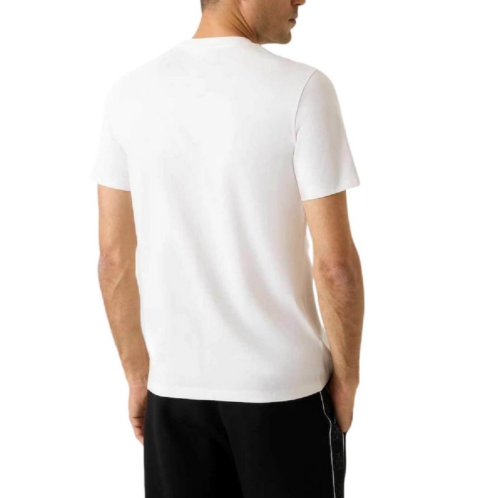 GUESS MASKA CN T-SHIRT ΜΠΛΟΥΖΑ ΑΝΔΡΙΚΗ WHITE