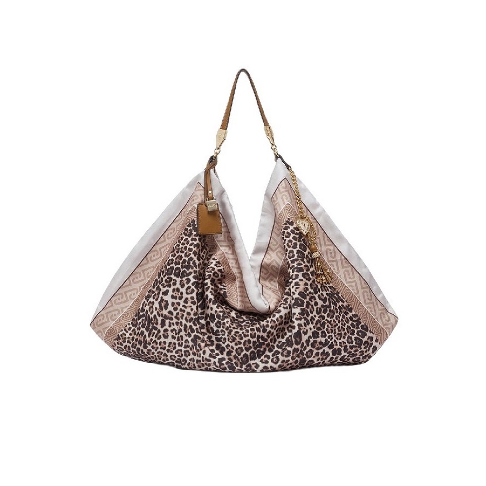 LIU JO FOULARD BAG AA6194T2745 ΤΣΑΝΤΑ ΓΥΝΑΙΚΕΙΑ LEOPARD PRINT