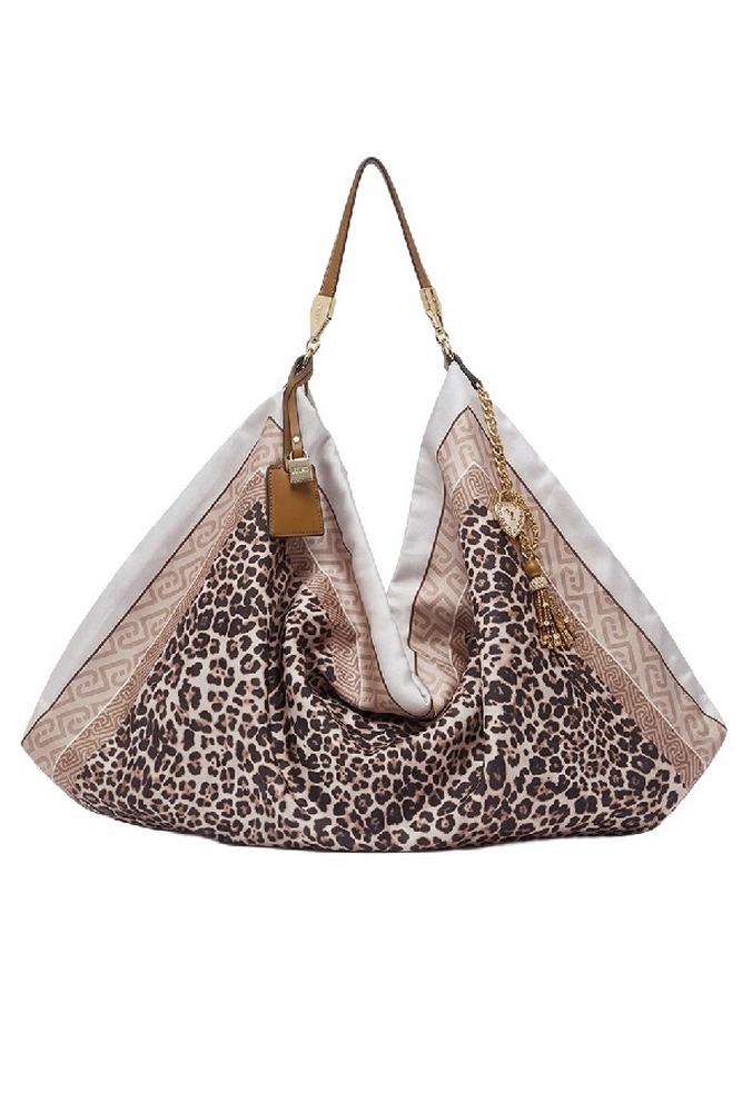 LIU JO FOULARD BAG AA6194T2745 ΤΣΑΝΤΑ ΓΥΝΑΙΚΕΙΑ LEOPARD PRINT