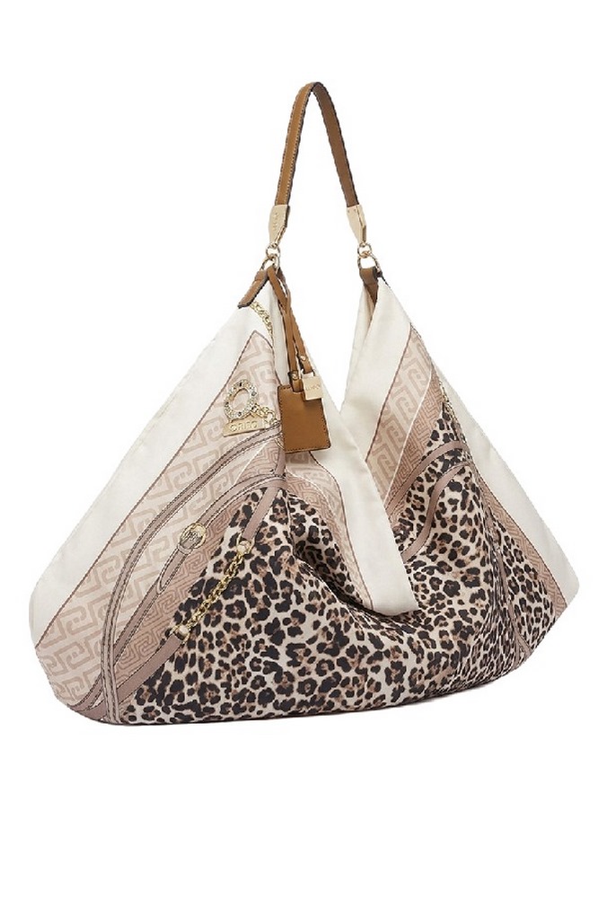 LIU JO FOULARD BAG AA6194T2745 ΤΣΑΝΤΑ ΓΥΝΑΙΚΕΙΑ LEOPARD PRINT