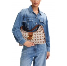 GUESS CAMDEN SHOULDER BAG ΤΣΑΝΤΑ ΓΥΝΑΙΚΕΙΑ COGNAC