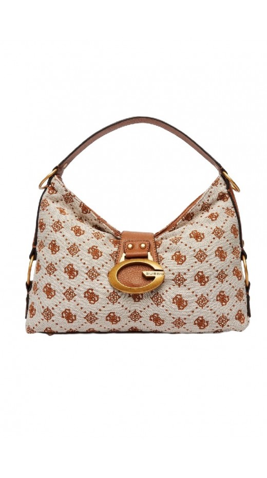 GUESS CAMDEN SHOULDER BAG ΤΣΑΝΤΑ ΓΥΝΑΙΚΕΙΑ COGNAC