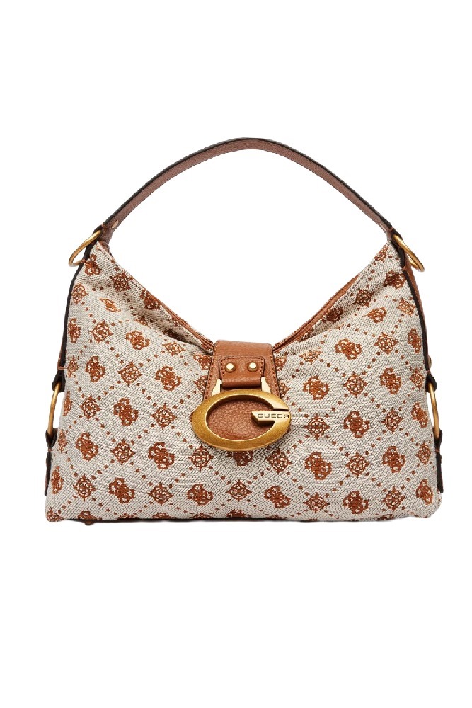 GUESS CAMDEN SHOULDER BAG ΤΣΑΝΤΑ ΓΥΝΑΙΚΕΙΑ COGNAC