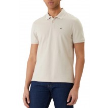 CALVIN KLEIN JEANS CASUAL PIQUE CLASSIC POLO T-SHIRT ΜΠΛΟΥΖΑ ΑΝΔΡΙΚΗ BEIGE