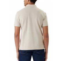 CALVIN KLEIN JEANS CASUAL PIQUE CLASSIC POLO T-SHIRT ΜΠΛΟΥΖΑ ΑΝΔΡΙΚΗ BEIGE