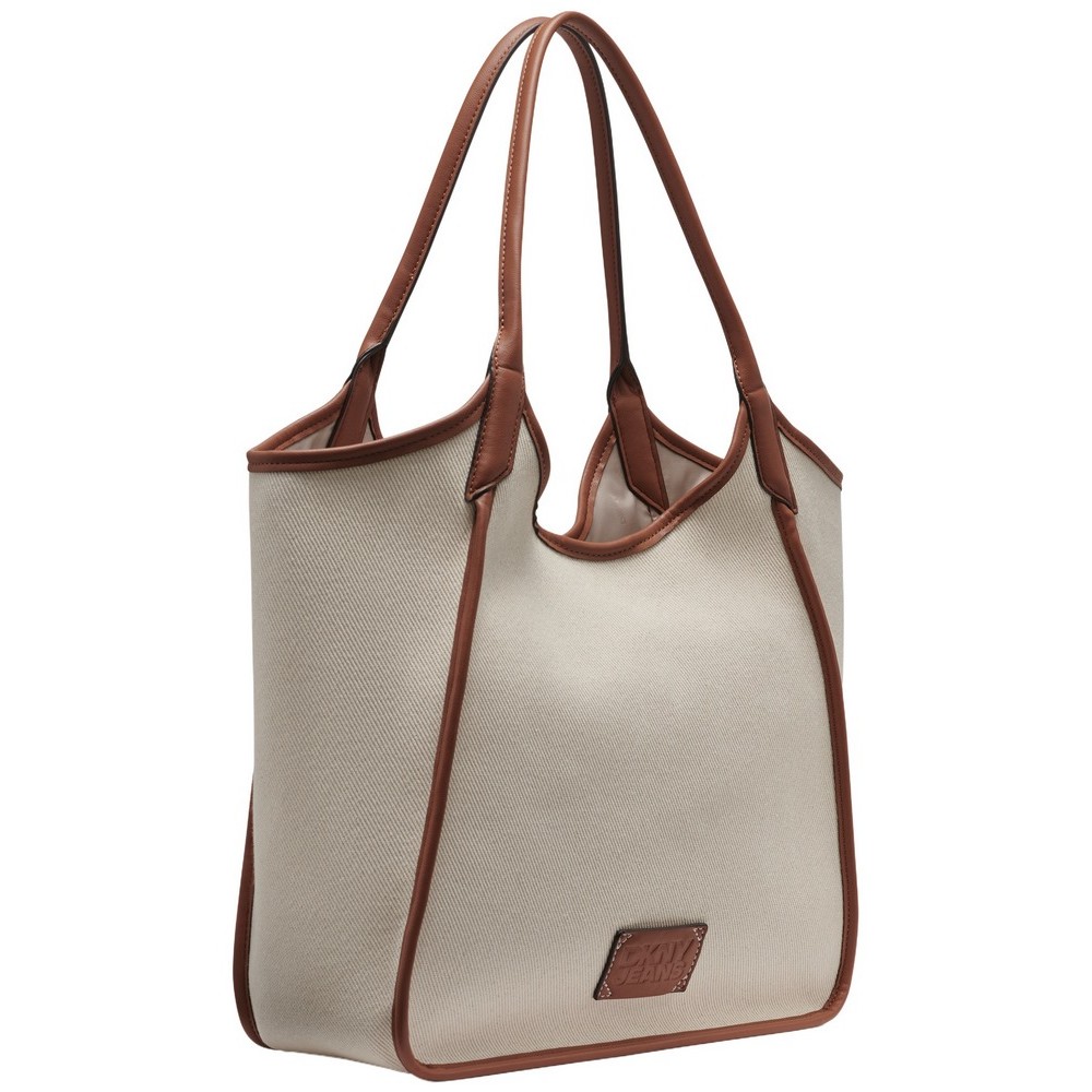 DKNY MARI TOTE R61AYP82 ΤΣΑΝΤΑ ΓΥΝΑΙΚΕΙΑ BEIGE