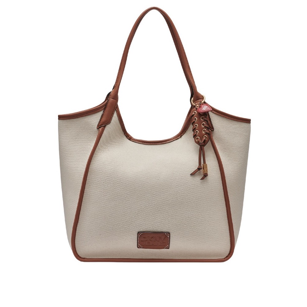 DKNY MARI TOTE R61AYP82 ΤΣΑΝΤΑ ΓΥΝΑΙΚΕΙΑ BEIGE
