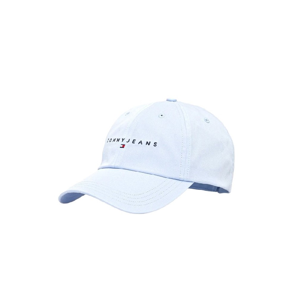 TOMMY JEANS LINEAR LOGO 6 PANEL CAP ΚΑΠΕΛΟ ΓΥΝΑΙΚΕΙΟ CIEL