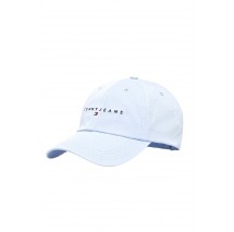 TOMMY JEANS LINEAR LOGO 6 PANEL CAP ΚΑΠΕΛΟ ΓΥΝΑΙΚΕΙΟ CIEL