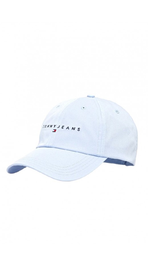 TOMMY JEANS LINEAR LOGO 6 PANEL CAP ΚΑΠΕΛΟ ΓΥΝΑΙΚΕΙΟ CIEL