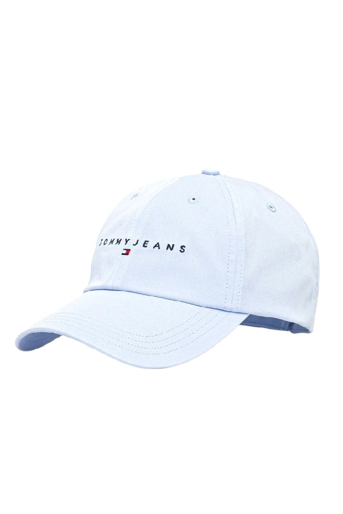 TOMMY JEANS LINEAR LOGO 6 PANEL CAP ΚΑΠΕΛΟ ΓΥΝΑΙΚΕΙΟ CIEL