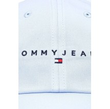 TOMMY JEANS LINEAR LOGO 6 PANEL CAP ΚΑΠΕΛΟ ΓΥΝΑΙΚΕΙΟ CIEL