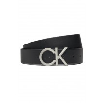 CALVIN KLEIN  BUCKLE BELT 35MM ΖΩΝΗ ΑΝΔΡΙΚΗ BLACK