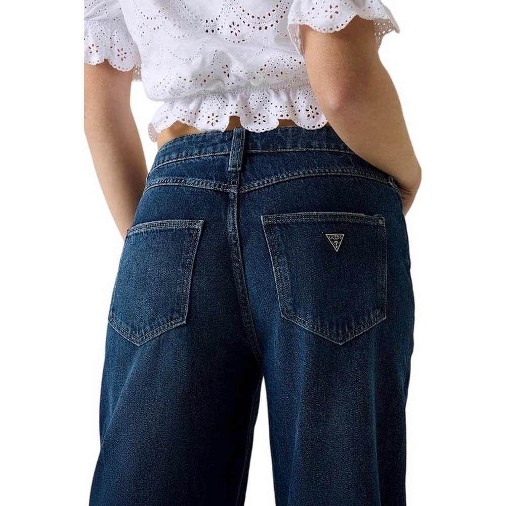 GUESS BELLFLOWER ΠΑΝΤΕΛΟΝΙ ΓΥΝΑΙΚΕΙΟ BLUΕ DENIM
