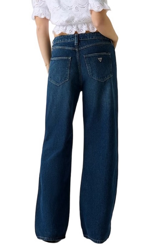 GUESS BELLFLOWER ΠΑΝΤΕΛΟΝΙ ΓΥΝΑΙΚΕΙΟ BLUΕ DENIM