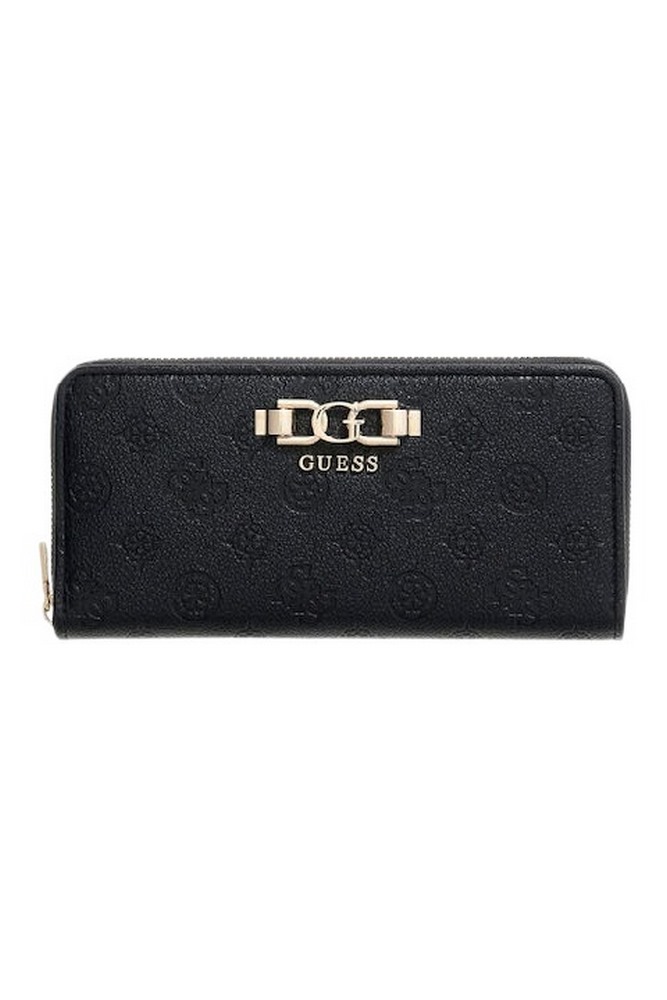 GUESS ANISE SLG LARGE ZIP AROUND ΠΟΡΤΟΦΟΛΙ ΓΥΝΑΙΚΕΙΟ BLACK