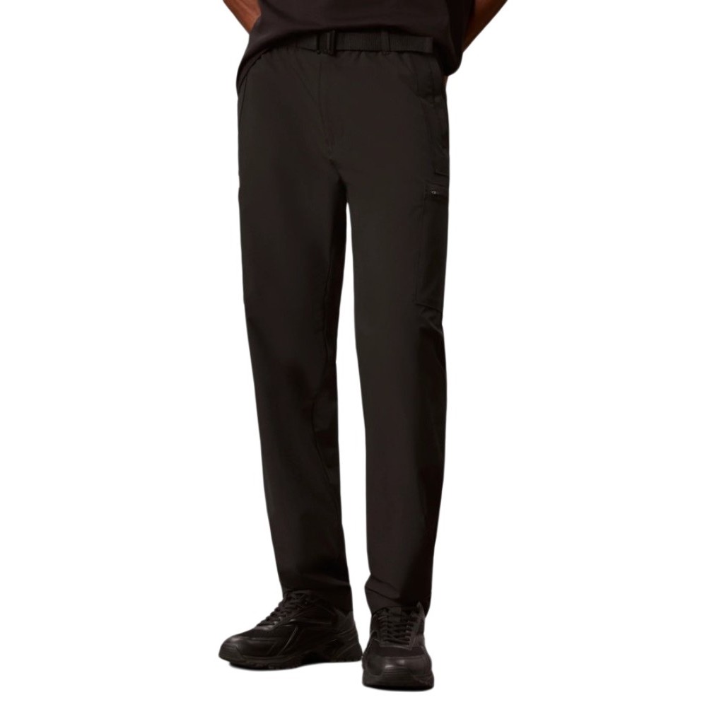 CALVIN KLEIN JEANS STRAIGHT NYLON UTILITY TECH PANT ΠΑΝΤΕΛΟΝΙ ΑΝΔΡΙΚΟ BLACK
