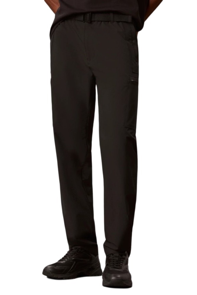 CALVIN KLEIN JEANS STRAIGHT NYLON UTILITY TECH PANT ΠΑΝΤΕΛΟΝΙ ΑΝΔΡΙΚΟ BLACK