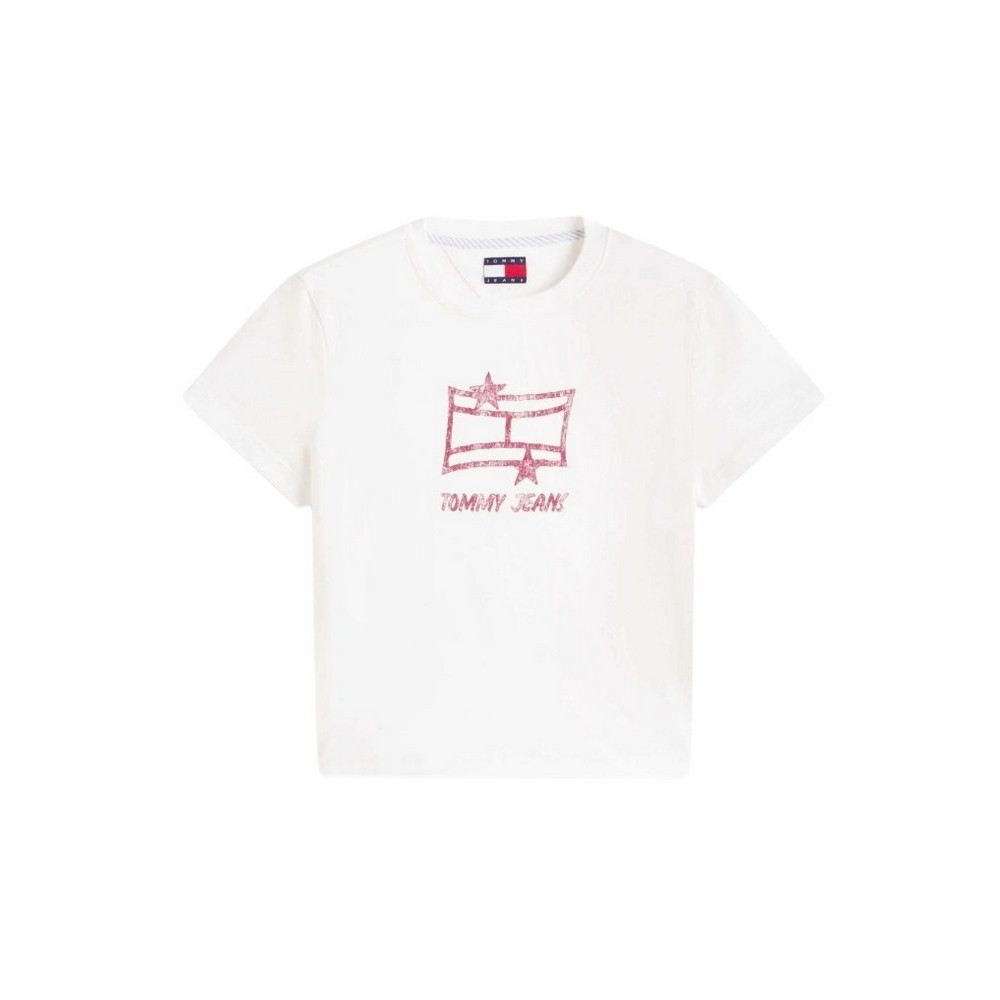 TOMMY JEANS REG SH TOMMY STAR TEE T-SHIRT ΜΠΛΟΥΖΑ ΓΥΝΑΙΚΕΙΑ ECRU