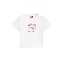 TOMMY JEANS REG SH TOMMY STAR TEE T-SHIRT ΜΠΛΟΥΖΑ ΓΥΝΑΙΚΕΙΑ ECRU