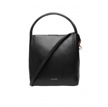 CALVIN KLEIN BUCKET WITH STRAP ΤΣΑΝΤΑ ΓΥΝΑΙΚΕΙΑ BLACK