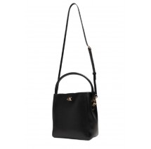 CALVIN KLEIN BUCKET WITH STRAP ΤΣΑΝΤΑ ΓΥΝΑΙΚΕΙΑ BLACK