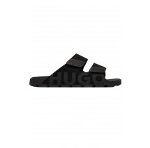 HUGO BOSS EVANDR SAND MFPU CASUAL SLIP-ONS ΠΑΝΤΟΦΛΑ ΑΝΔΡΙΚΗ BLACK